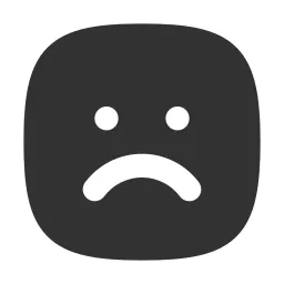 Emoji Sad Square Fill Icon