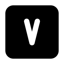 Square Letter V Icon