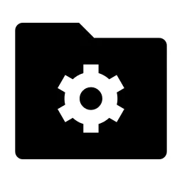Folder Settings Fill Icon