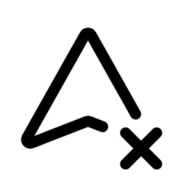 Maps Arrow Xmark Icon