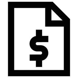 Dollar Paper Icon
