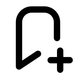 Bookmark Plus Line Icon