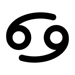 Zodiac Cancer Line Icon
