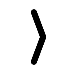 Chevron Compact Right Line Icon