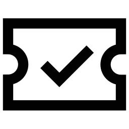 Check Ticket Icon