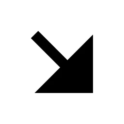Arrow Right Down Fill Icon