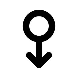 Swipe Down Line Icon