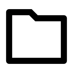 Folder Line Icon