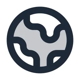 Globe Earth Duotone Icon