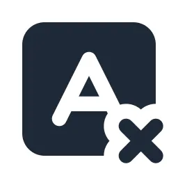 A Box Delete Solid Icon