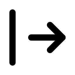 Arrow Bar Right Line Icon