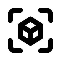 Augmented Reality Line Icon