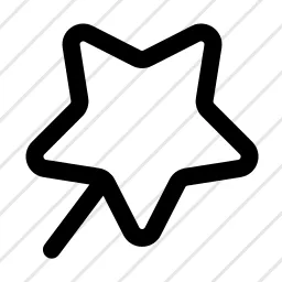 Star Wand Magic Icon