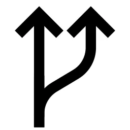 Double Arrow Move Up Icon
