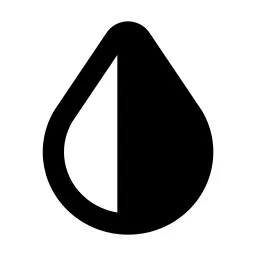 Droplet Half Icon