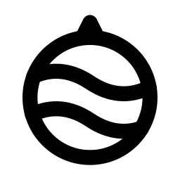 Christmas Ball Line Icon