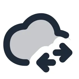 Cloud Change Duotone Icon
