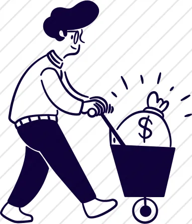 Person with Money Sack