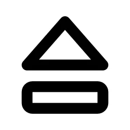 Player Eject Line Icon