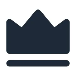 Crown 2 Solid Icon
