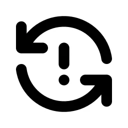 Refresh Alert Line Icon