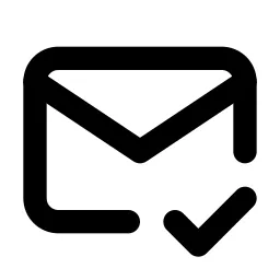 Mail Check Line Icon
