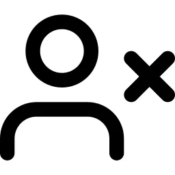 User X Icon
