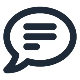 Chat 2 Text Line Icon