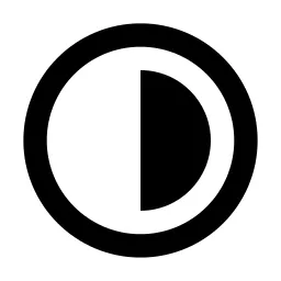 Contrast Line Icon