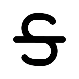Strikethrough Line Icon