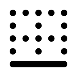 Border Bottom Line Icon