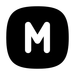 Square Rounded Letter M Icon
