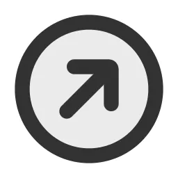 Arrow Up Right Circle Duotone Icon