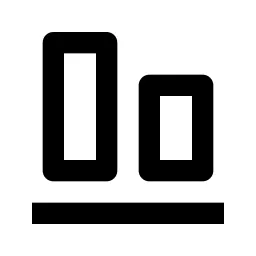 Align Item Bottom Line Icon