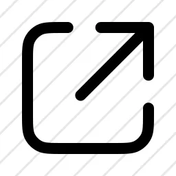 Square Arrow Top Right 2 Open New Link Icon