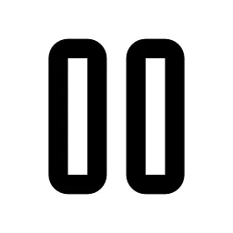 Player Pause Line Icon