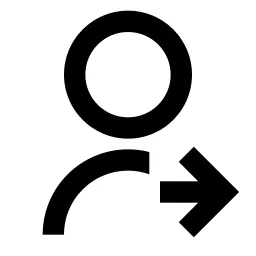 User Shared Line Icon