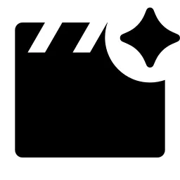 Clapperboard Ai Fill Icon