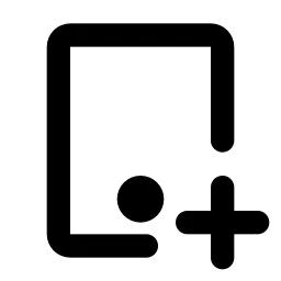 Device Tablet Plus Line Icon