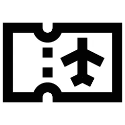 Plane Ticket Icon