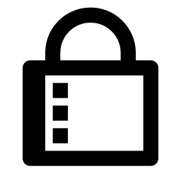 Git Repository Private Line Icon