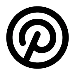 Brand Pinterest Line Icon