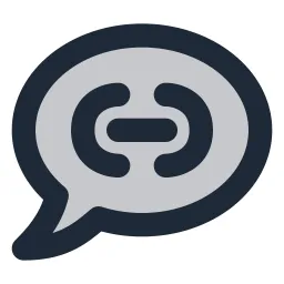 Chat 2 Link Duotone Icon