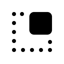 Corner Top Right Fill Icon