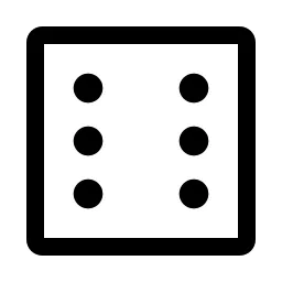 Dice Six Icon