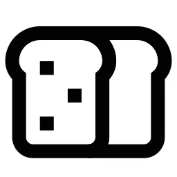 Toast Bread Loaf Icon
