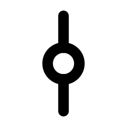 Git Commit Line Icon