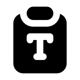 Clipboard Typography Icon