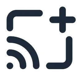 Chromecast Plus Line Icon