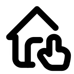 Home Hand Line Icon